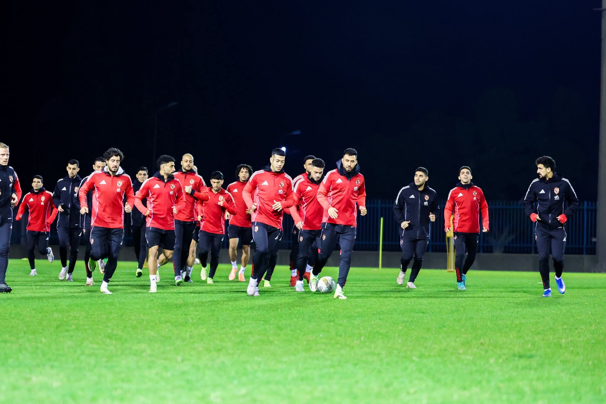 Al Ahly training session in Tunisia ahead of Esperance game