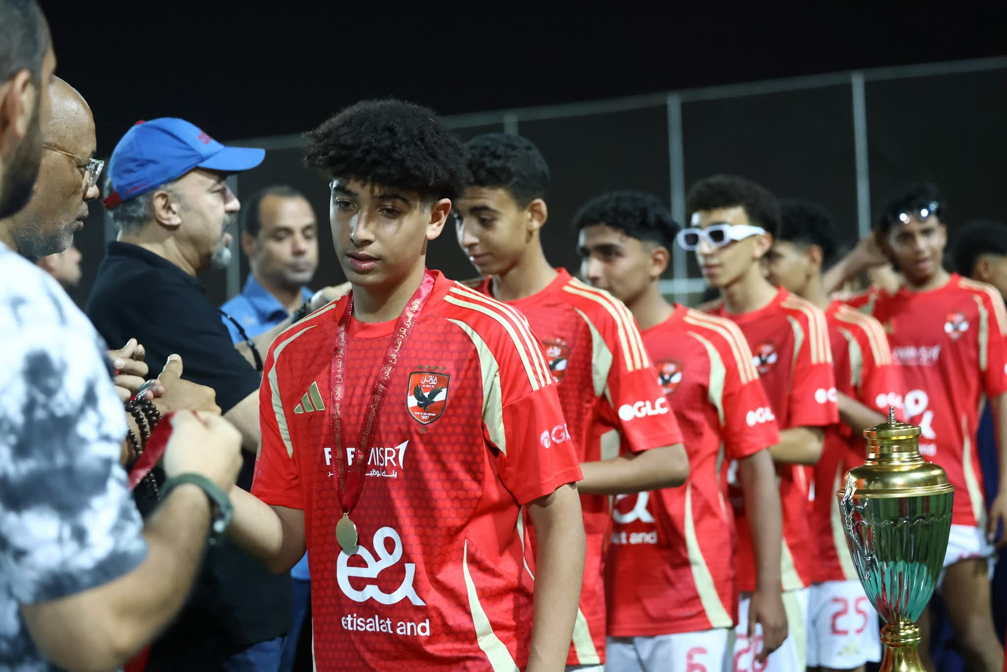 Moments de la consécration d’Al Ahly U10 avec la Coupe de la Ligue de la région du Caire