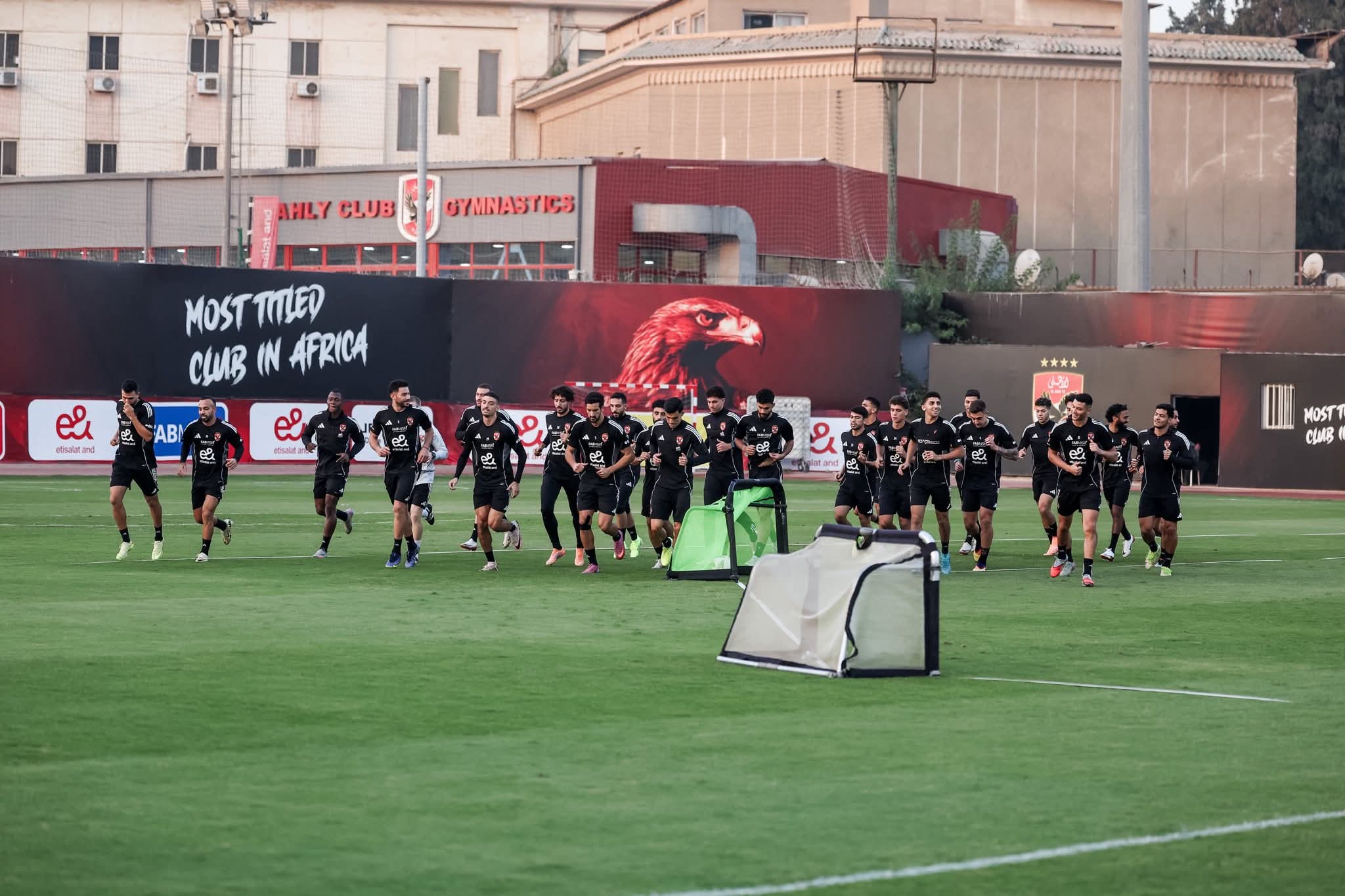 Al Ahly's training ahead of JS Kabylie game in CAF Champions League