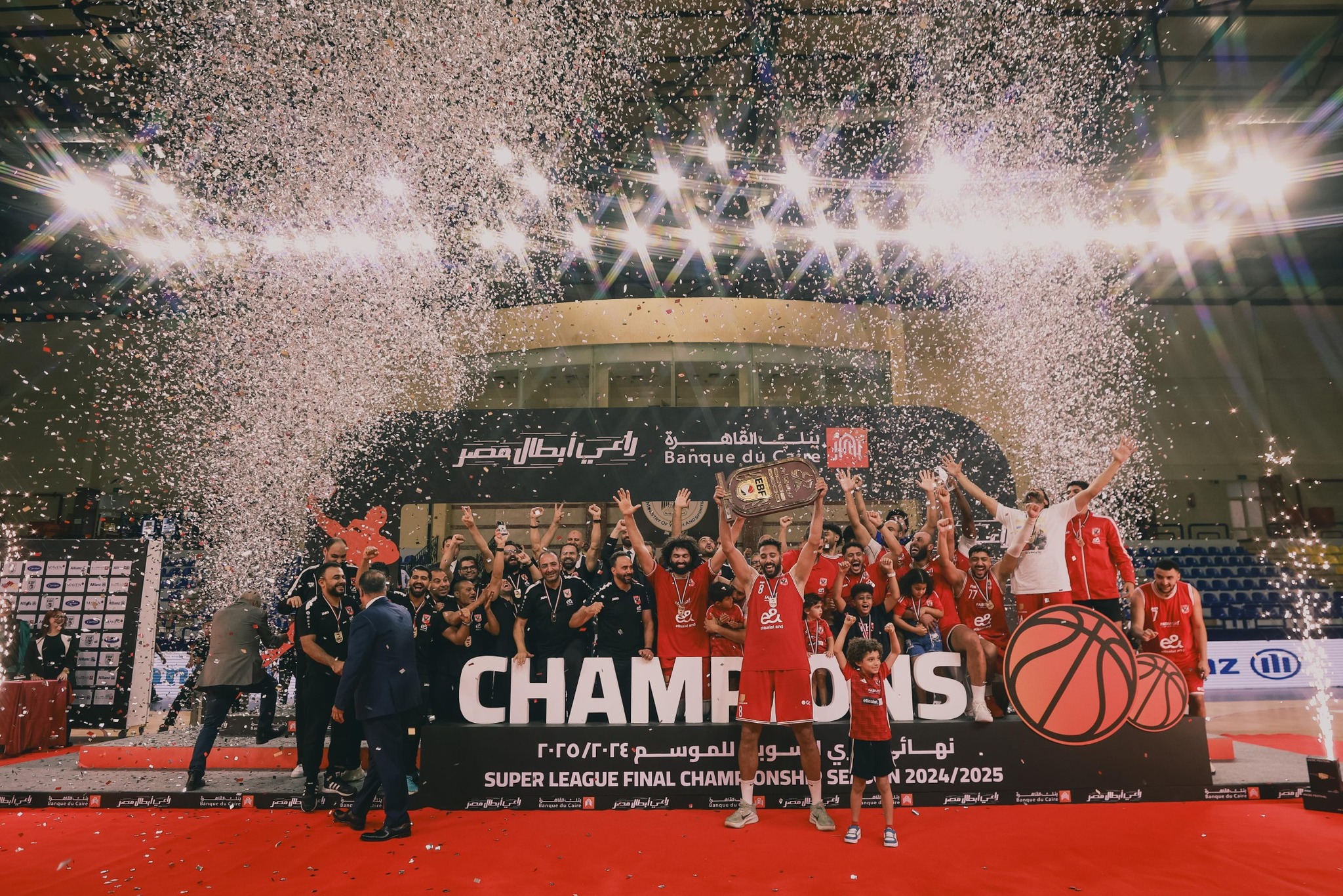 Champions of Egyptian Basketball League
