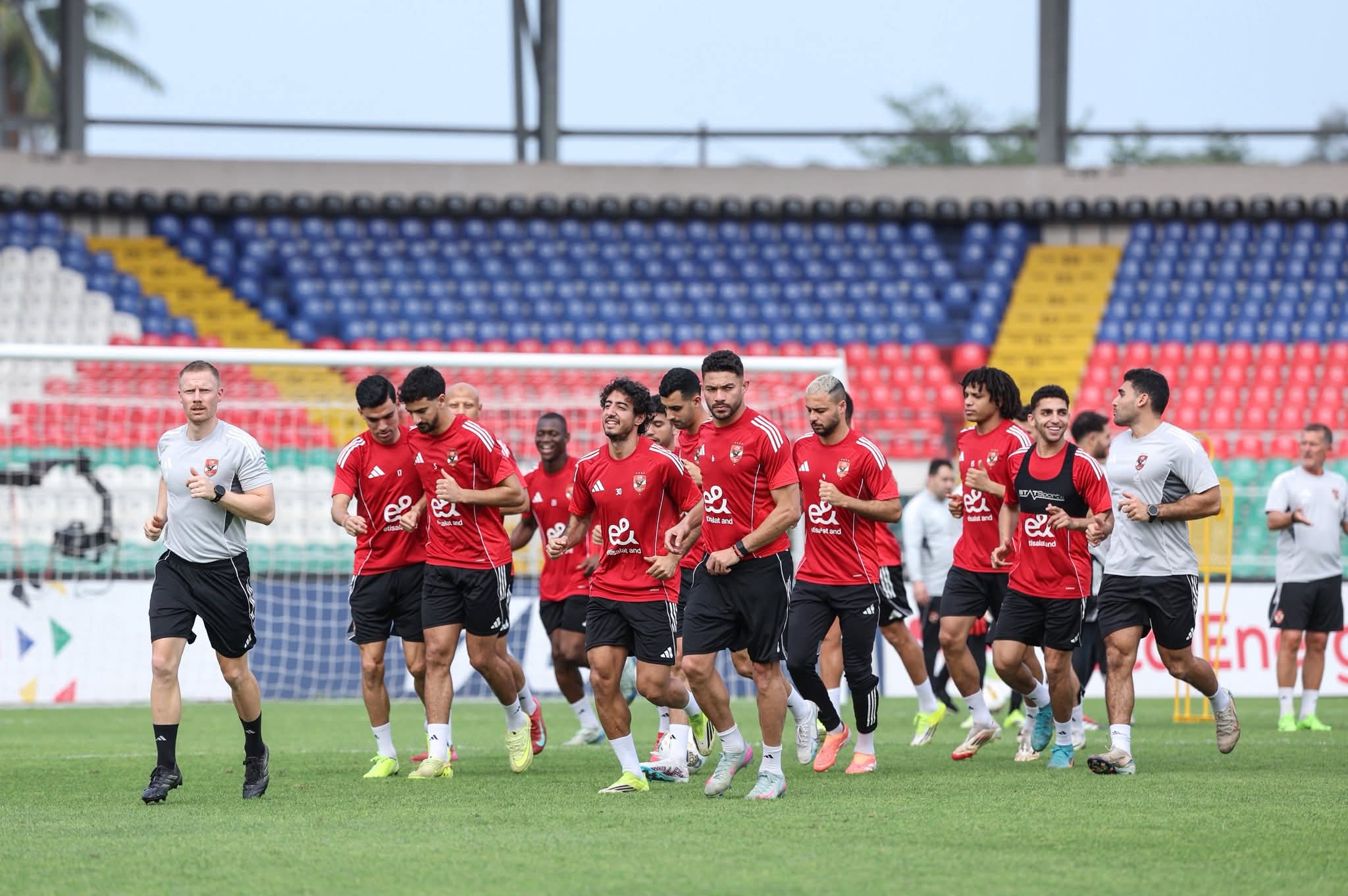 مران الأهلي الأخير بتنزانيا قبل مباراة يانج أفريكانز